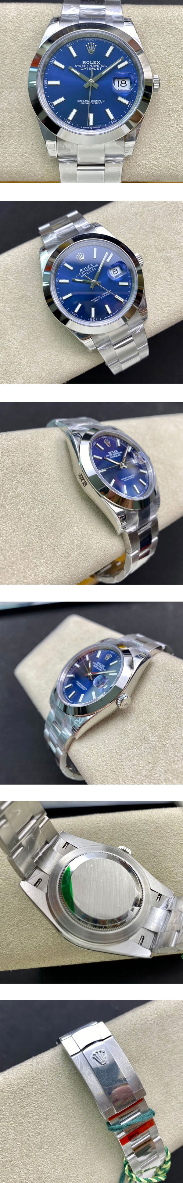 【VS製】入手困難 M126300-0001 デイトジャスト 41mm ブルー ロレックススーパーコピー時計